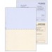 A5 BLUE/BEIGE PAPER WITH CENTRE HORIZONTAL PERFORATION